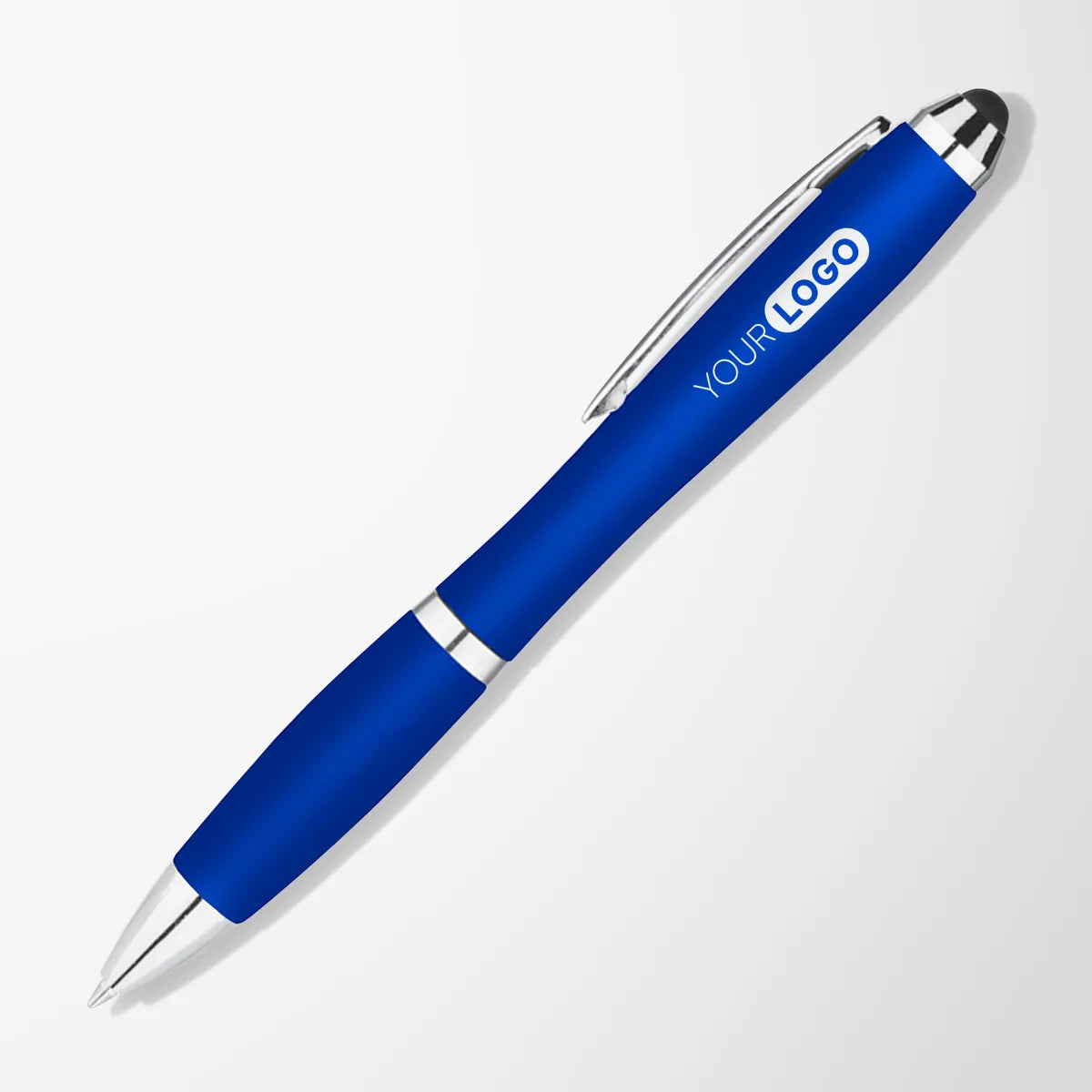Metallic Curvaceous Ballpoint Stylus Pen