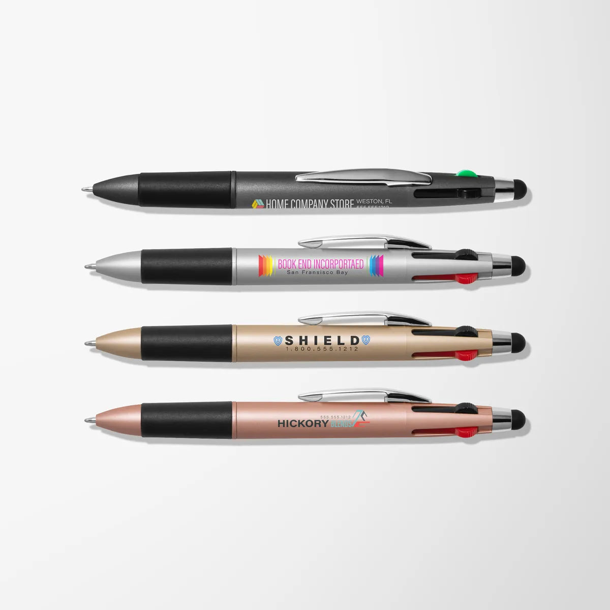 Mineral Soft Touch Lucina 4-Ink Stylus Pen