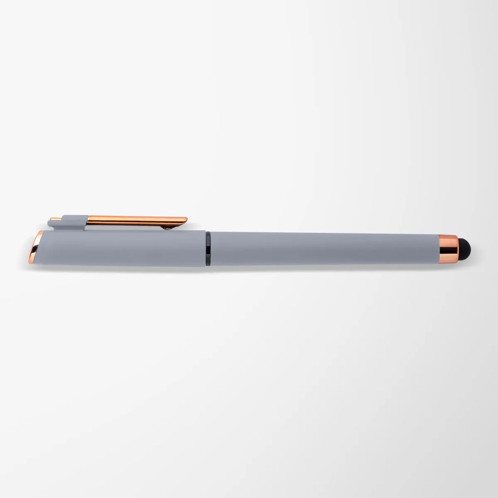 Monroe Gel Stylus Pen with Rose Gold Trim