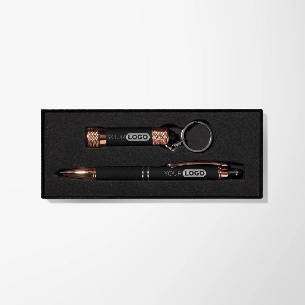 Rose Gold Diamond Gift Set in Thank You Box