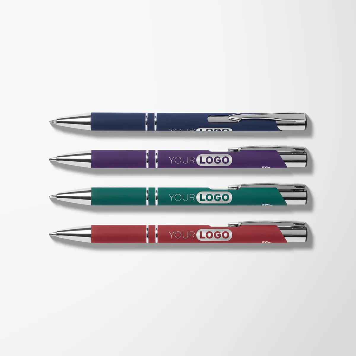 Engraved Soft Touch Recycled Paragon Pen