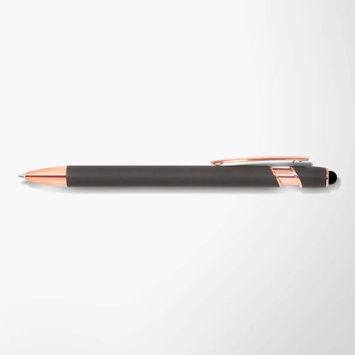 Engraved Alpha Stylus Pen with Rose Gold Trim