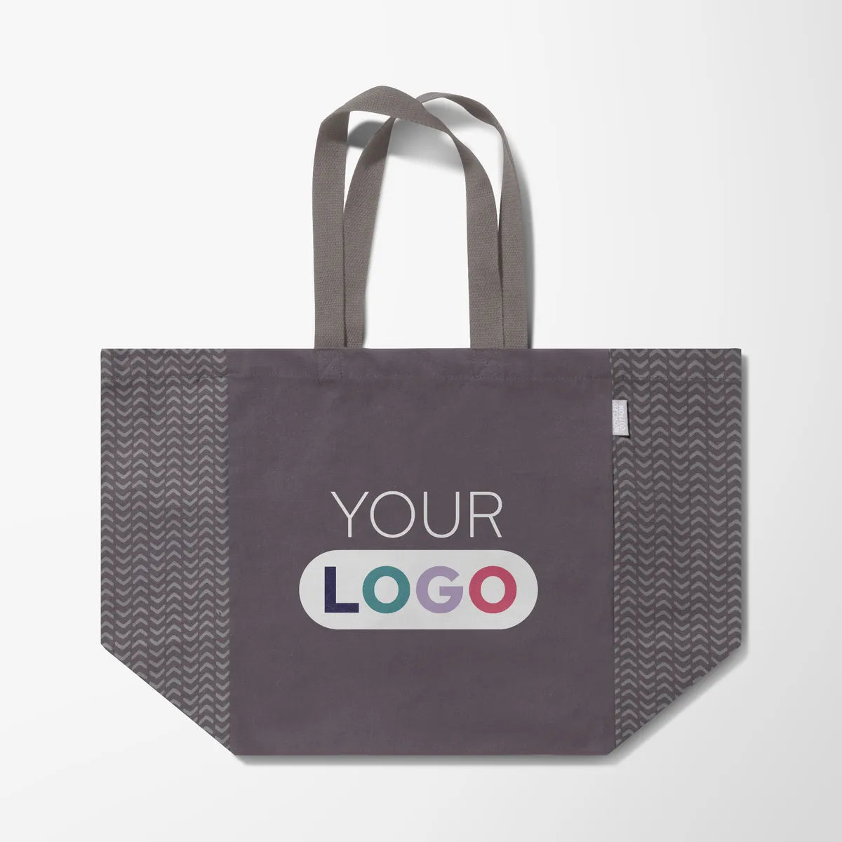 Full Color Hudson 7 oz. Recycled Cotton Shopping Tote