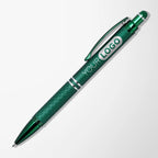 Engraved Monochrome Soft Touch Diamond Stylus Pen