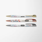 Design Wrap Colorama Pen with Metallic Trim - 'Thank You' Edition