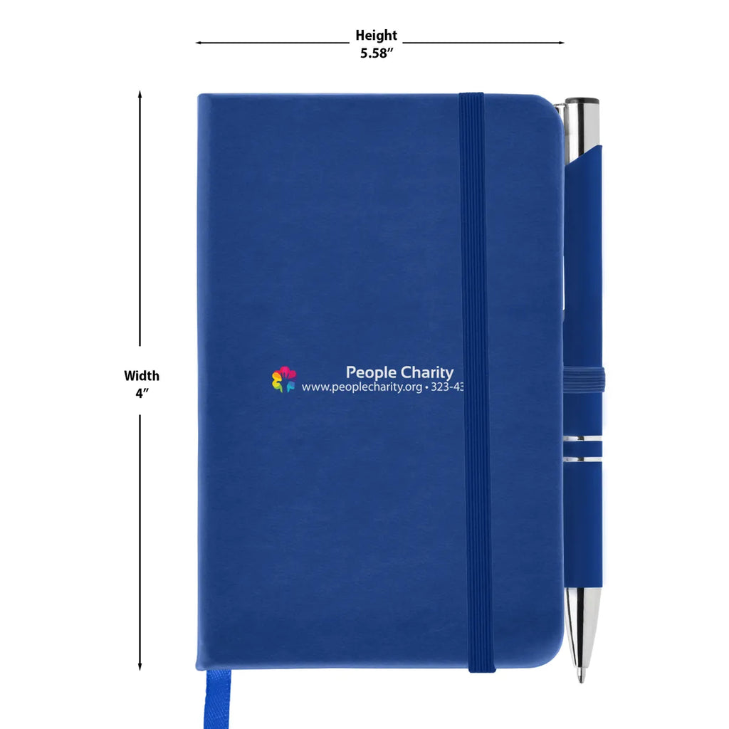 Full Color Soft Touch Notebook & Pen Set