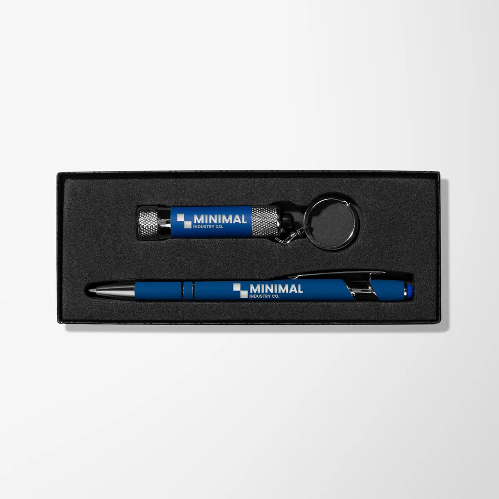 Alpha Soft Touch Pen & Flashlight Gift Set