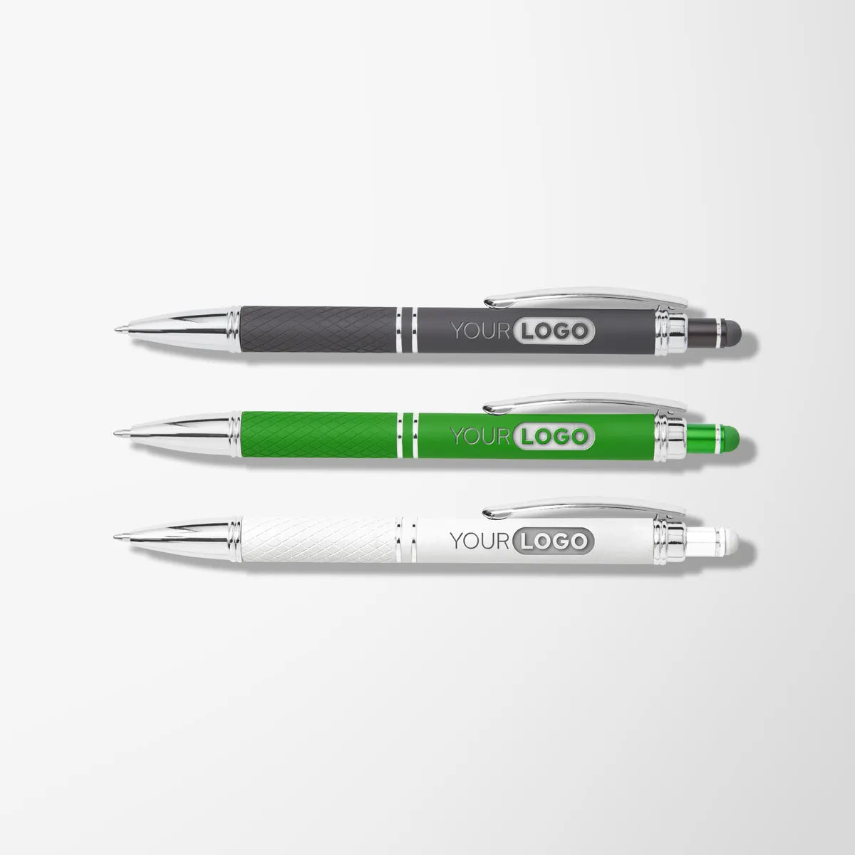Engraved Soft Touch Diamond Stylus Pen