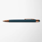Full Color Soft Touch Joni Stylus Pen with Rose Gold Trim