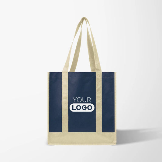 Two-Tone Shopper Tote