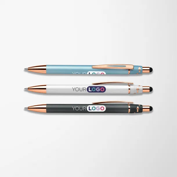 Full Color Pearlized Gyro Fidget Stylus Pen