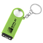 Magnifier & LED Light Keychain