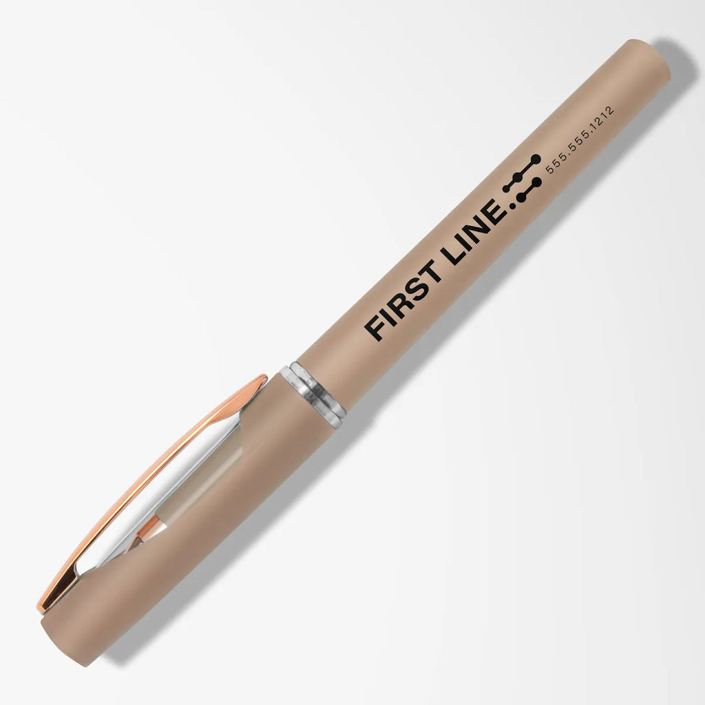 Coastal Athos Gel Pen with Rose Gold Trim