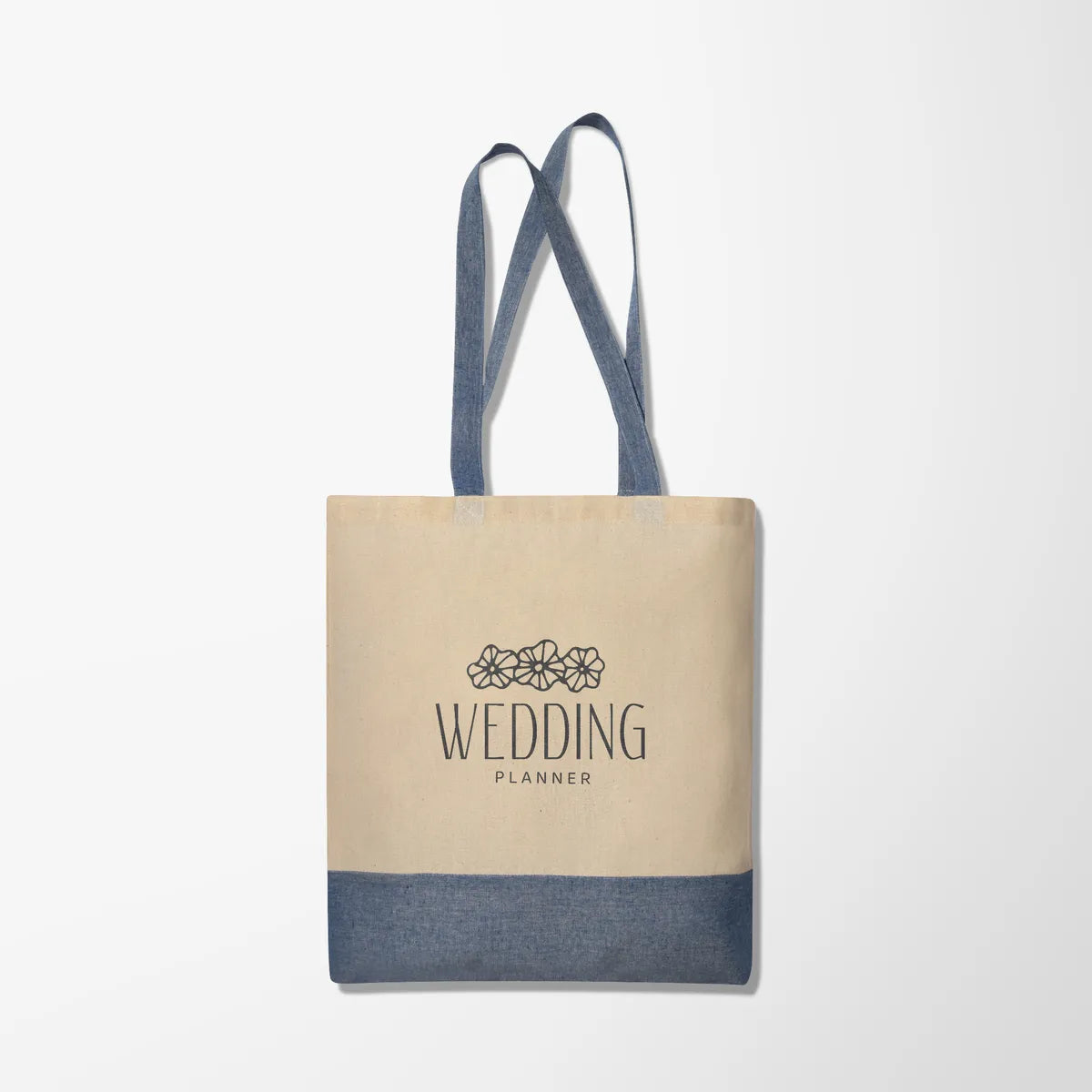 Two-Tone Unity 5 oz. Recycled Cotton Tote Bag
