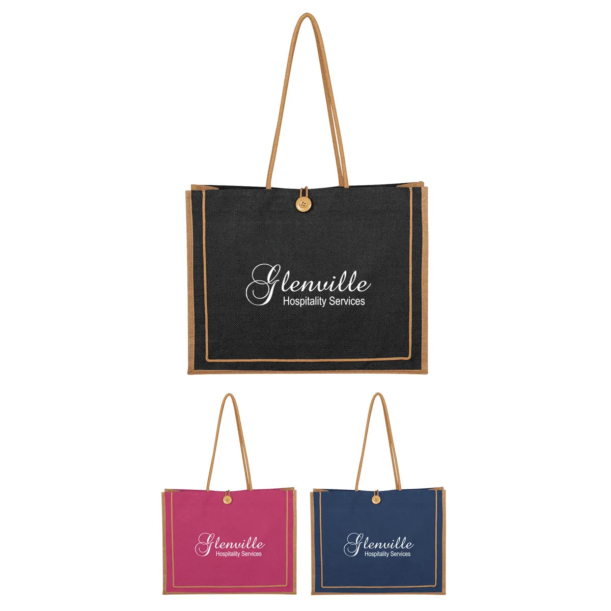 Paradise Jute Tote Bag