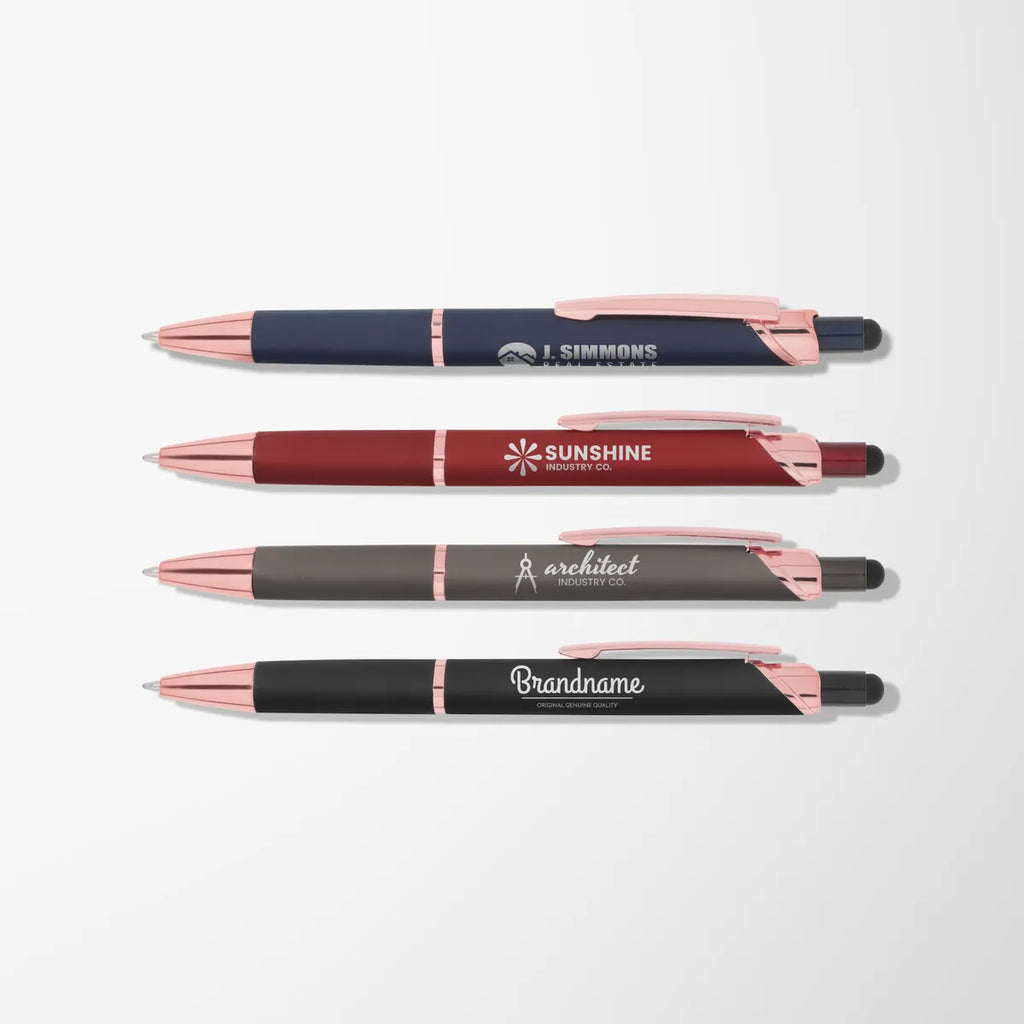 Triangle Viera Pen with Rose Gold Trim