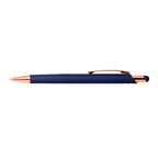 Engraved Square Daria Pen with Rose Gold Trim