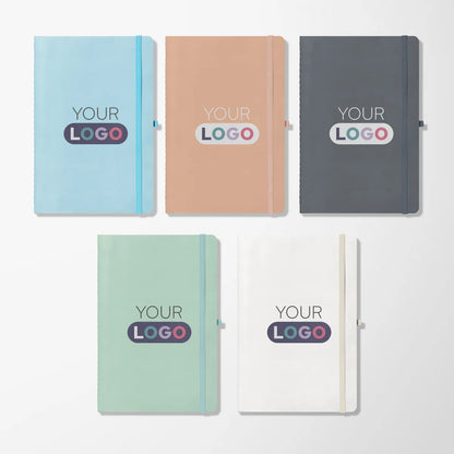 Full Color 5.7"x 8" Soft Touch Stone Paper Notebook