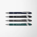 Engraved Alpha Soft Touch Gel Stylus Pen