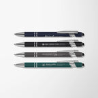 Engraved Alpha Soft Touch Gel Stylus Pen