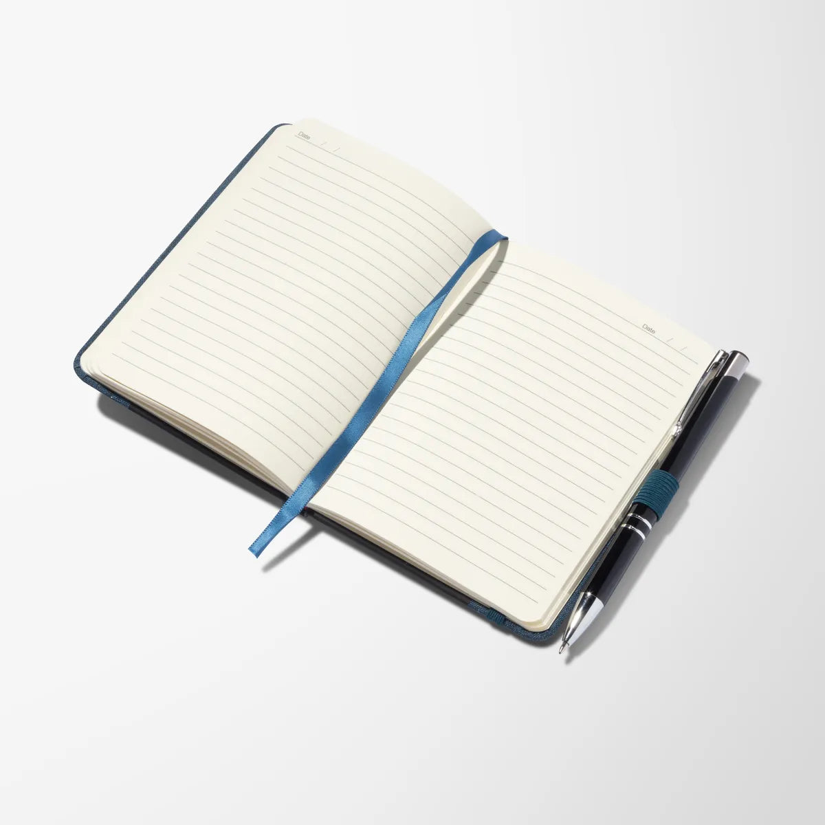 4"x 5.7" Recycled Linen Byron Notebook & Pen Set