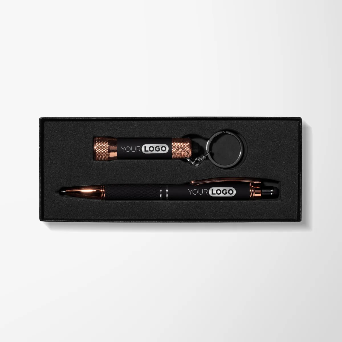 Rose Gold Diamond Gift Set in Window Box