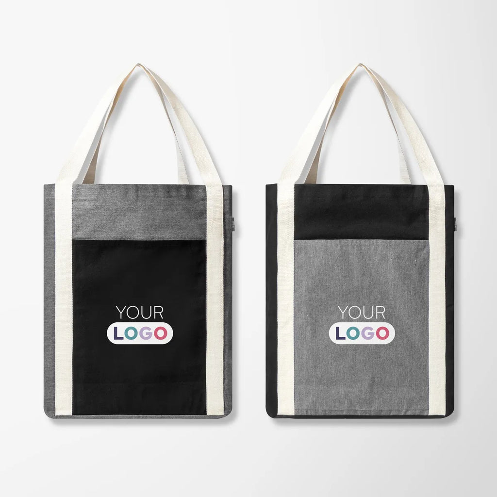 Full Color Camden 9 oz. Recycled Cotton Blend Tote Bag