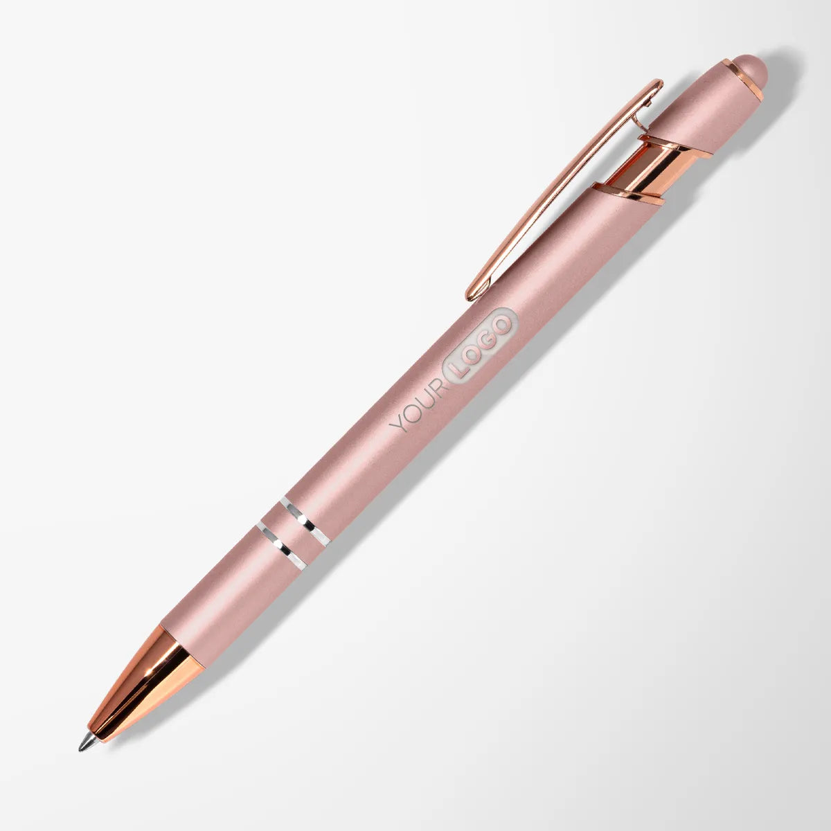 Mineral Alpha Gel Pen with Rose Gold Trim