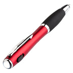 Curvaceous Flashlight Stylus Tip Ballpoint Pen