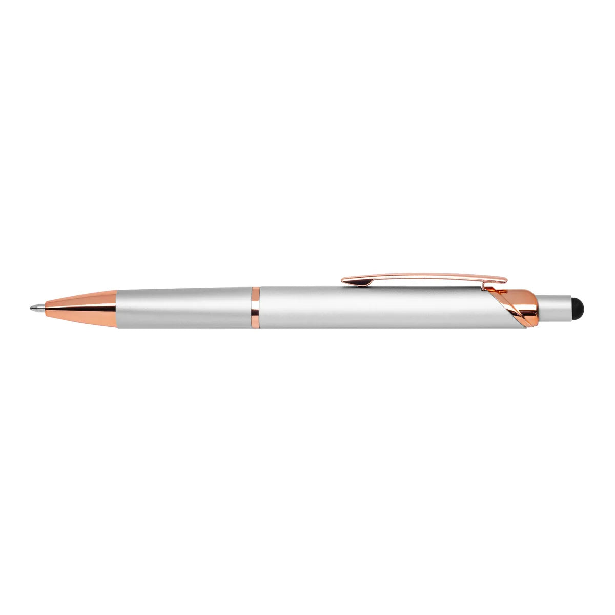 Engraved Mineral Triangle Viera Pen with Rose Gold Trim
