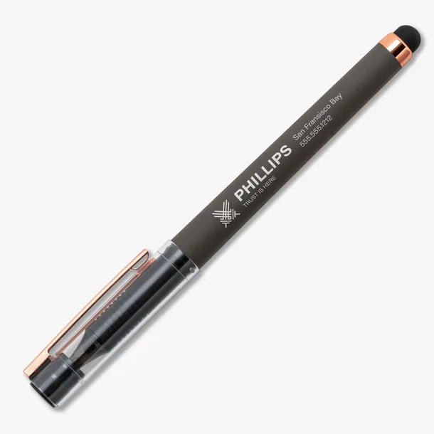 Soft Touch Ami Gel Pen with Rose Gold Trim