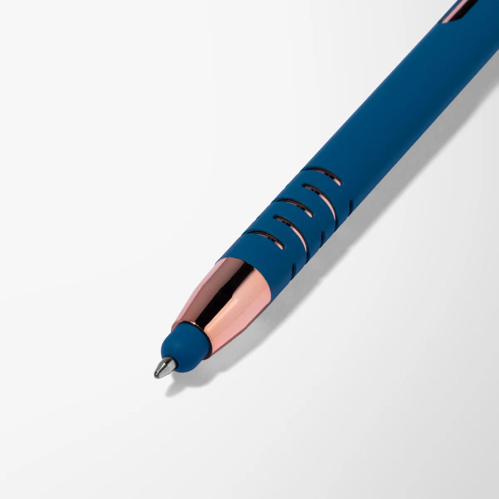Engraved Paragon Stylus Pen with Rose Gold Grip Accents
