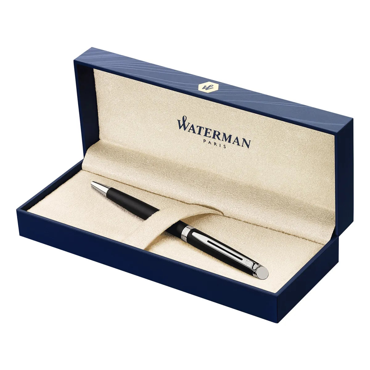 Engraved Waterman Hemisphere Ballpoint Pen with Gift Box