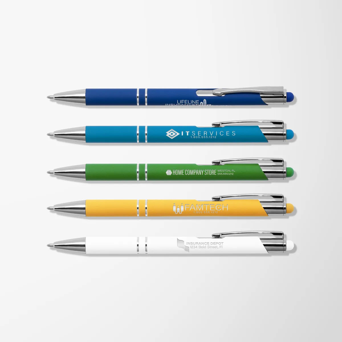 Engraved Soft Touch Paragon Stylus Pen