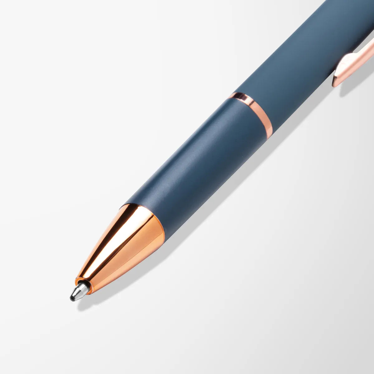 Engraved Mineral Triangle Viera Pen with Rose Gold Trim