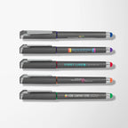 Full Color Soft Touch Accent Gel Stylus Pen