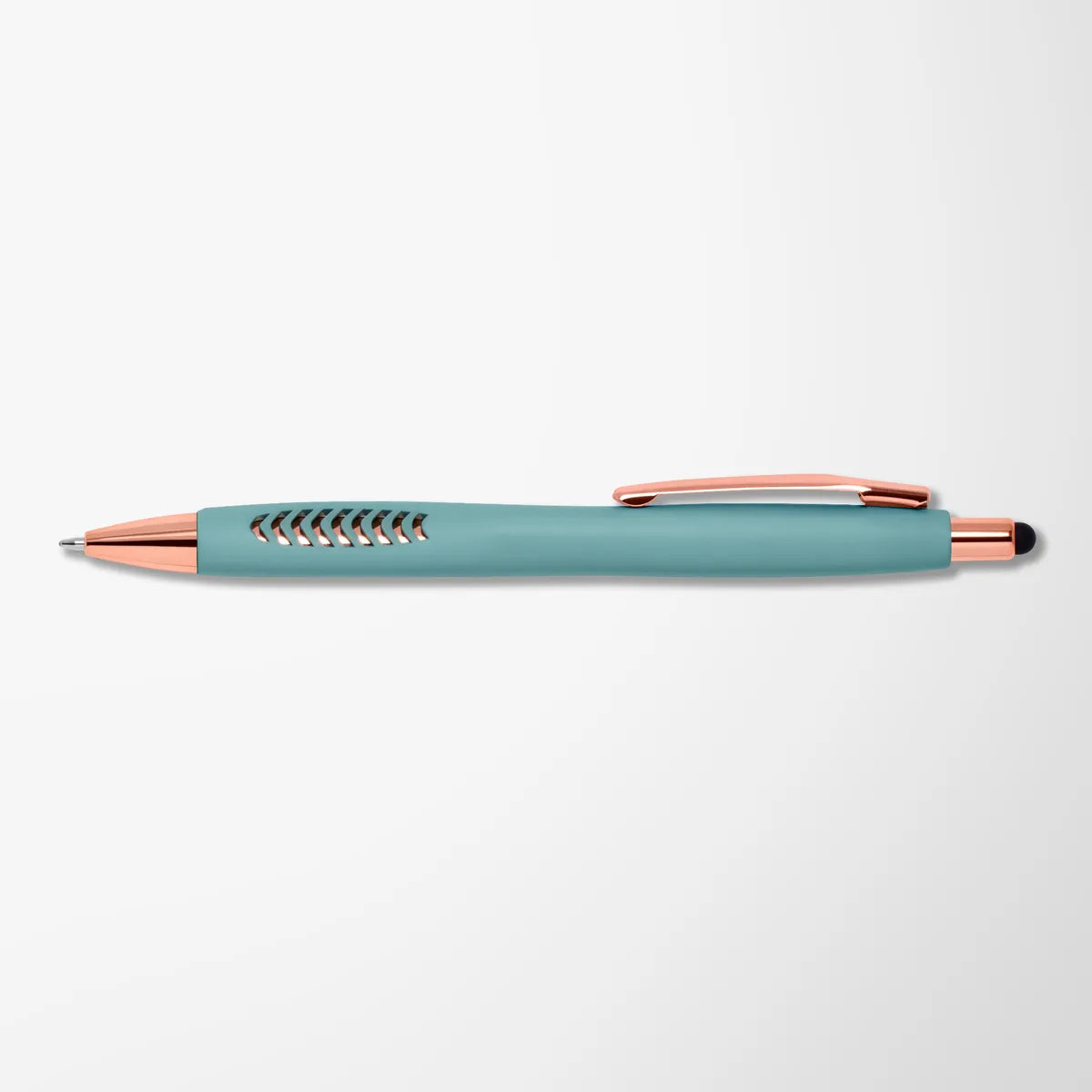 Coastal Basilia Stylus Pen with Rose Gold Trim