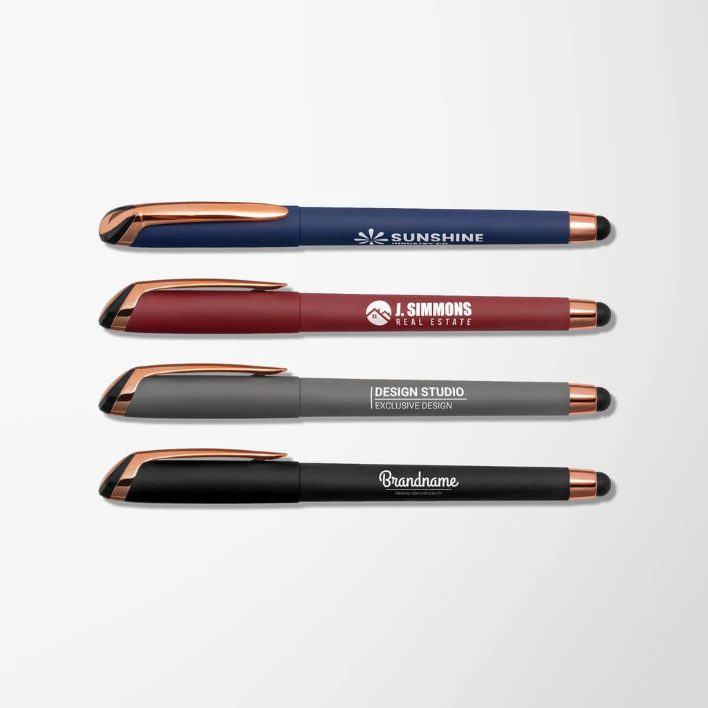 Maria Gel Pen with Rose Gold Trim