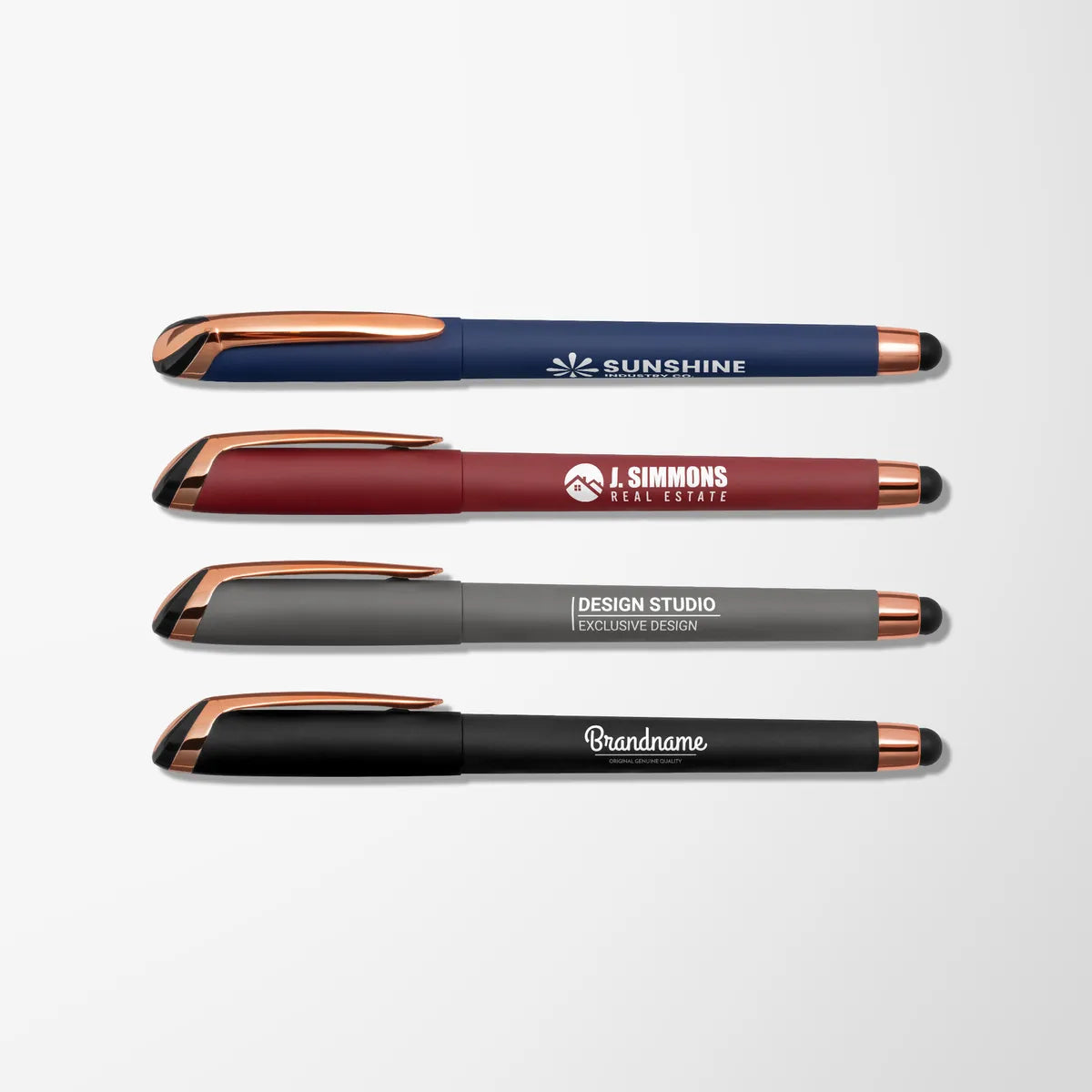 Maria Gel Pen with Rose Gold Trim