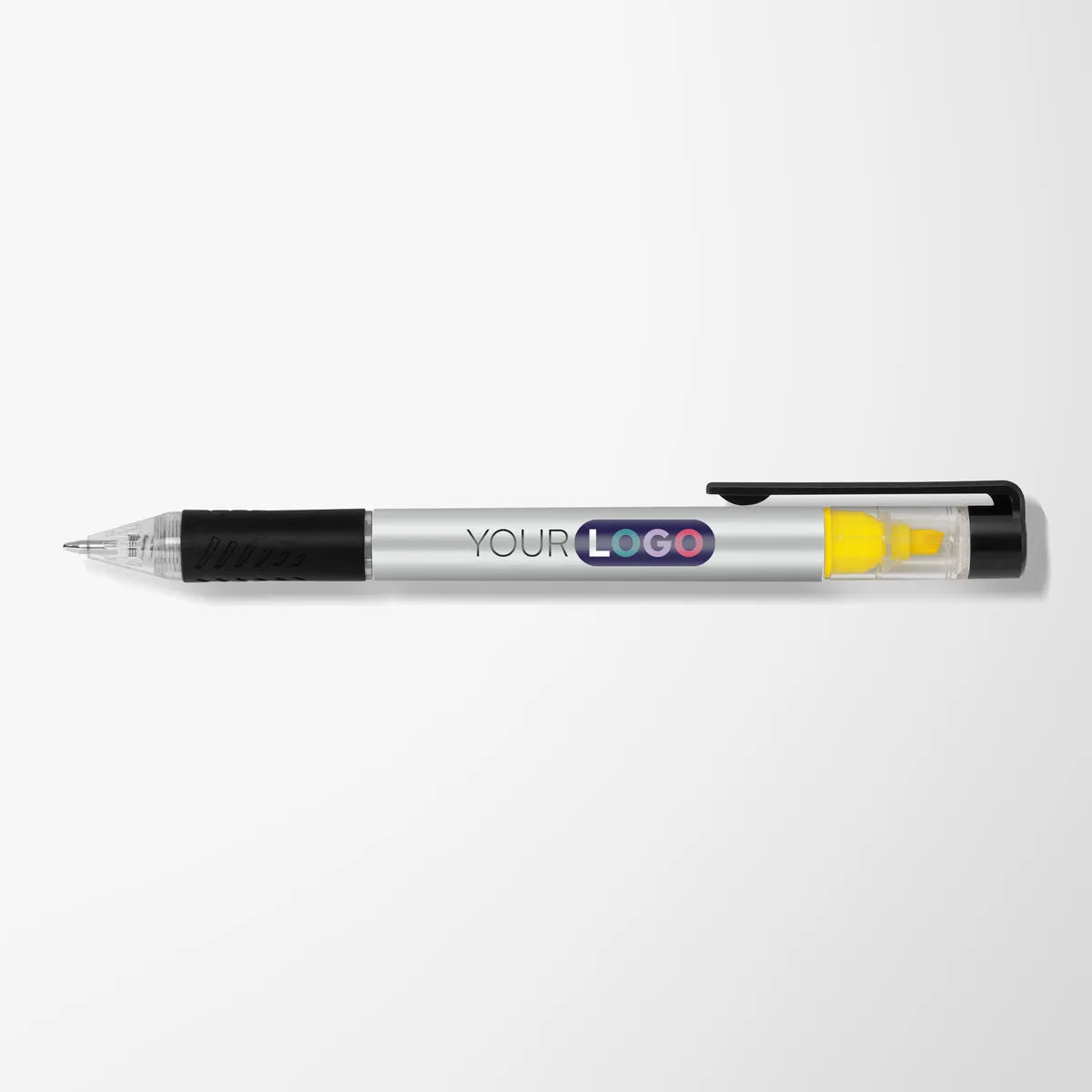 Silver Duet Pen and Highlighter