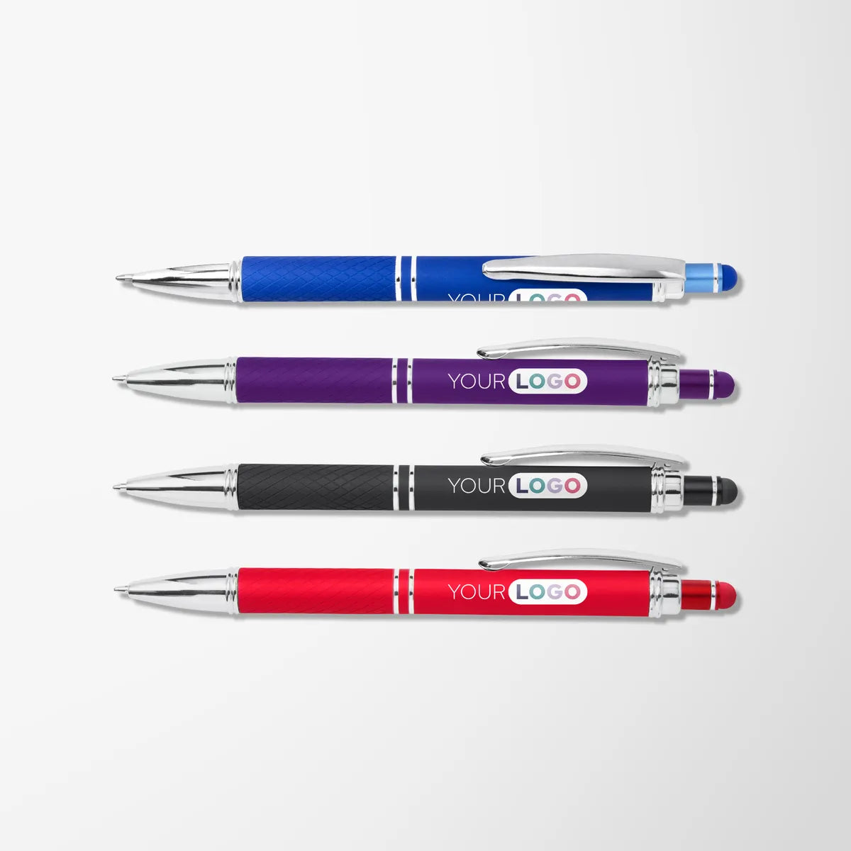 Full Color Soft Touch Diamond Stylus Pen