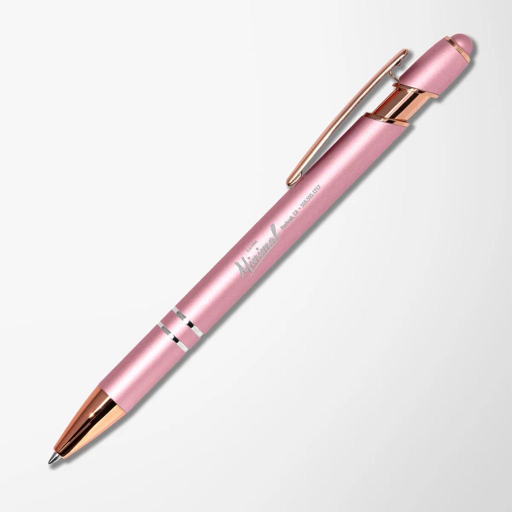 Mineral Alpha Gel Pen with Rose Gold Trim