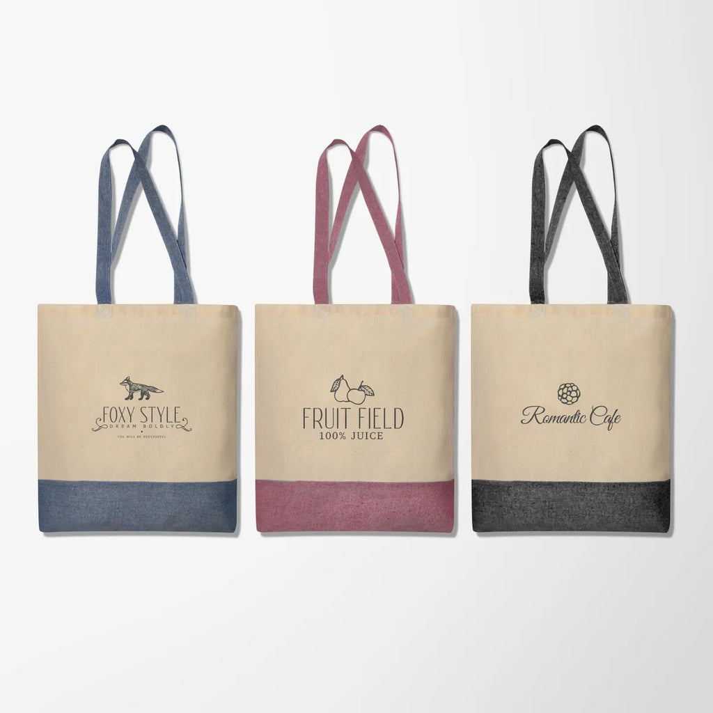 Two-Tone Unity 5 oz. Recycled Cotton Tote Bag