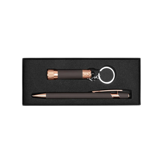 Rose Gold Alpha Gift Set in Criss-Cross Box