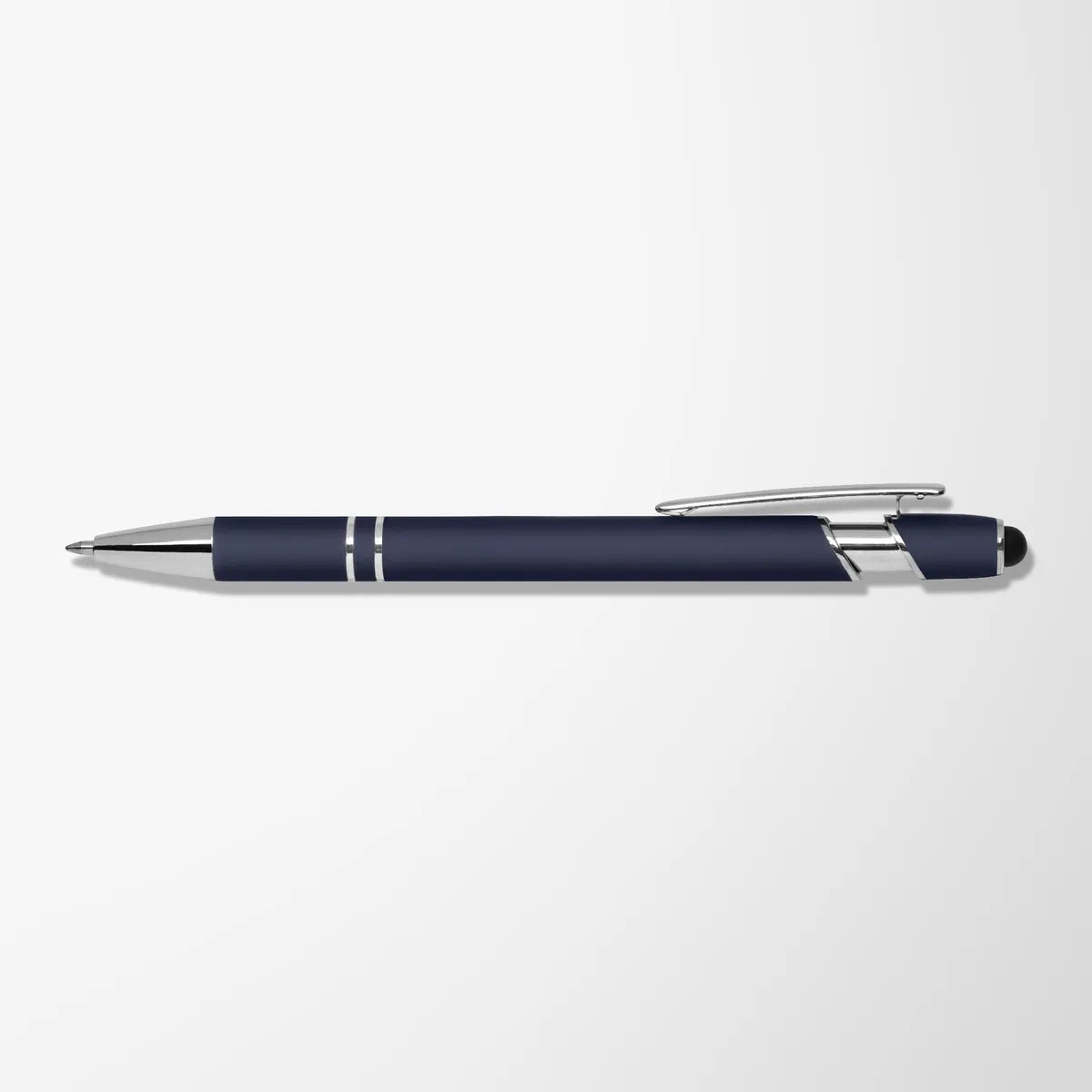 Engraved Alpha Soft Touch Gel Stylus Pen