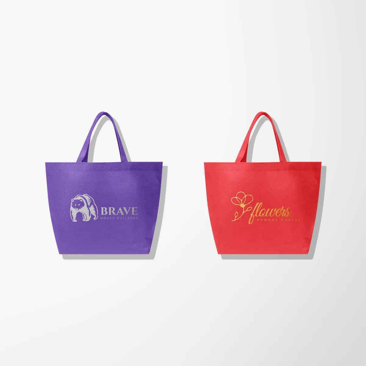Budget Shopper Tote with Metallic Imprint
