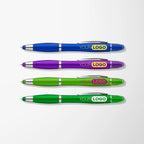 Curvaceous Metallic Stylus Pen/Highlighter
