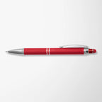 Engraved Bright Soft Touch Diamond Stylus Gel Pen
