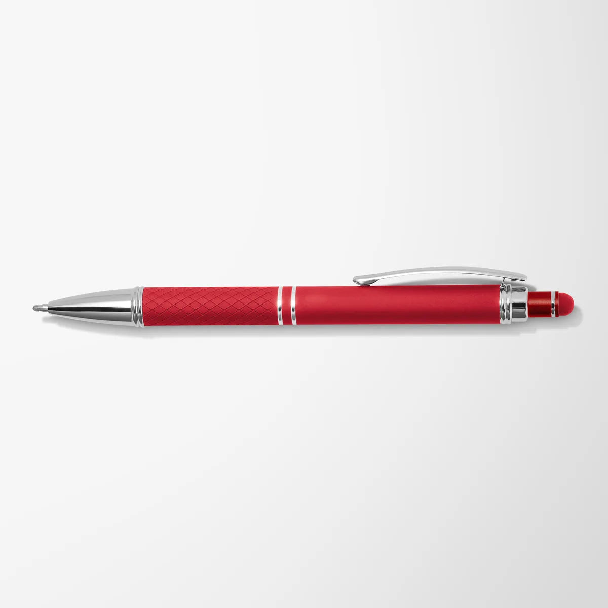 Engraved Bright Soft Touch Diamond Stylus Gel Pen