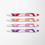 White Soft Touch Gel Sport Hybrid Ink Pen